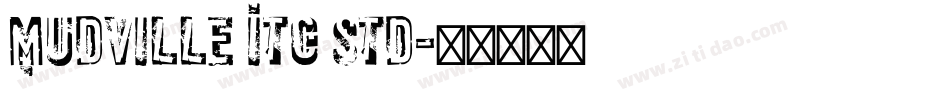 Mudville ITC Std字体转换